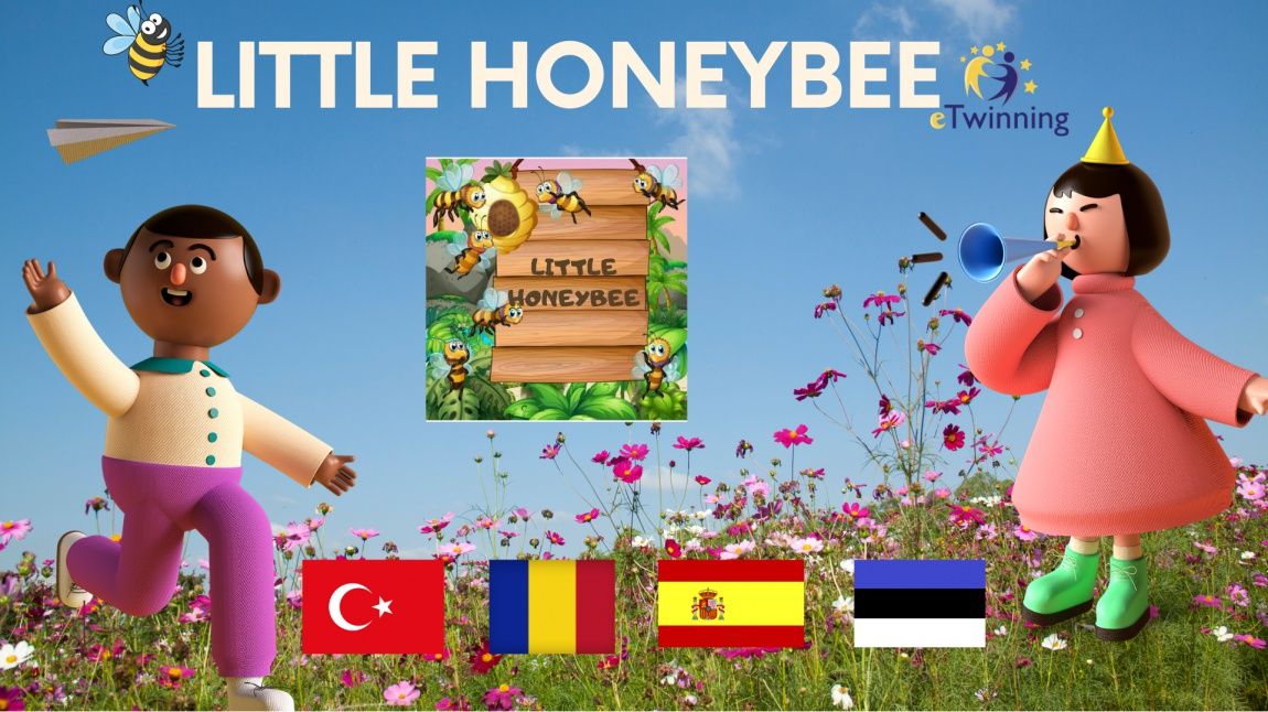 'LITTLE HONEYBEE' PROJEMİZDE  ORTAK OKULLAR POSTER SUNUMU 
